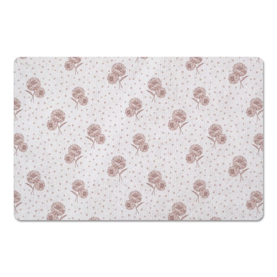 Floral Dots Floor Mat